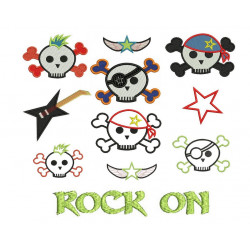 Stickserie BoySkulls